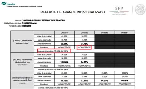 captura de calificaciones conalep.